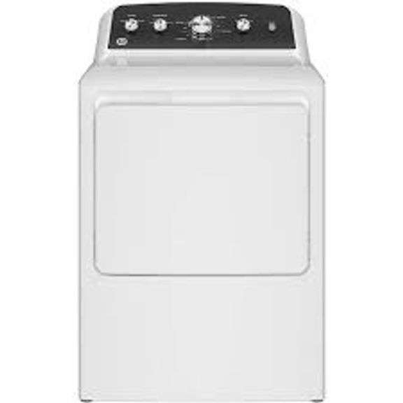 GE 7.2 cu. ft. vented Electric Dryer in White with Auto Dry and Extended Tumble M#GTD48EASW0WB