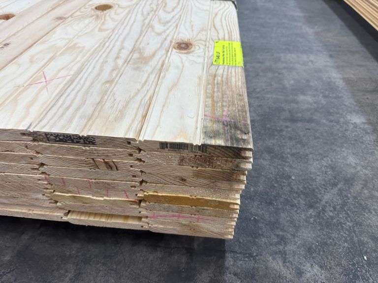 Ponderosa Pine T&G 1"x6"x8'