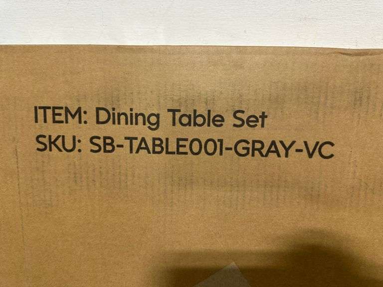 3-Piece Bench Style Dining Furniture Set