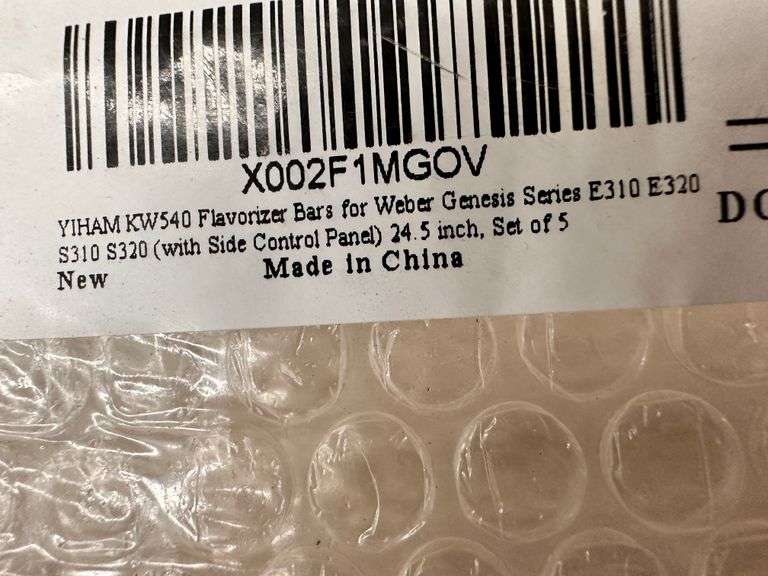 YIHAM 24.5 Inch 7540 7539 Flavorizer Bars for Weber Genesis 300 Series with Side Control E310 E320 S