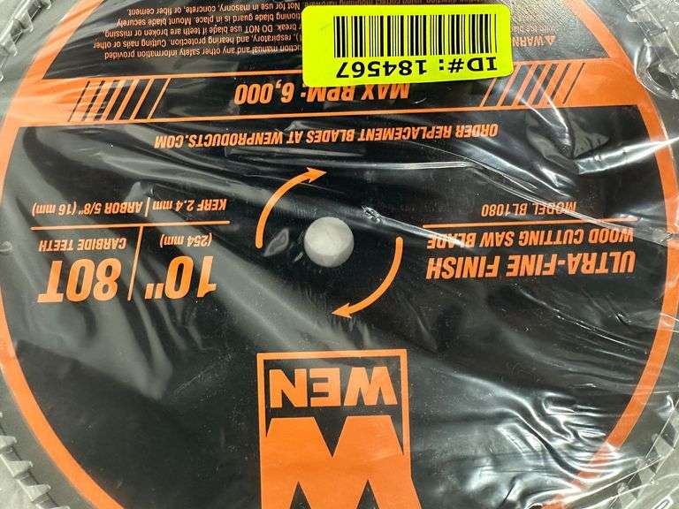 10-Inch 80-Tooth Carbide-Tipped Ultra Saw Blade