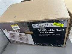 Dolancourt Tight Radius 33 in. Drop-In 50/50 Double Bowl Sink