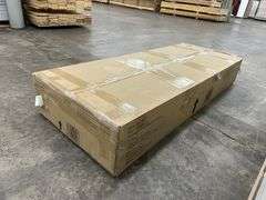 Bradstone 63" Walnut Brown Wood Executive Desk
