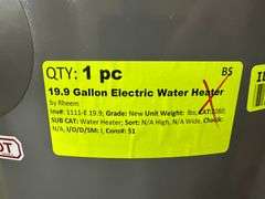 19.9 Gallon Electric Water Heater