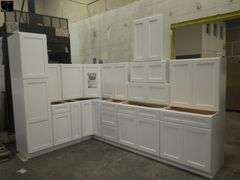 Arcadia White Kitchen Cabinet Set 12'x12'
