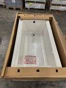 Sitka 60"x32" Soaker Alcove Bathtub with Right Drain in Biscuit