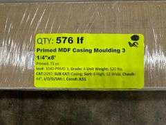 Primed MDF Casing Moulding 3 1/4"x8'