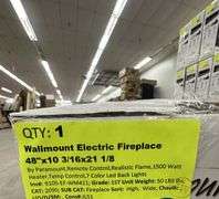 Wallmount Electric Fireplace 48"x10 3/16"x21 1/8"