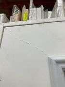 Exterior Full Decorative Glass Fiberglass Door 36"x80" RH
