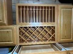 Assembled Regal Oak Kitchen Cabinet Set 10'x16'x10'
