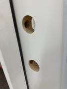 Exterior Full Decorative Glass Fiberglass Door 36"x80" RH