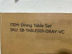 3-Piece Bench Style Dining Furniture Set