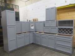 Stone Harbor Gray Kitchen Cabinet Set 10'x15'