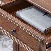 Bradstone 63" Walnut Brown Wood Executive Desk