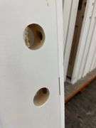 Exterior Full Decorative Glass Fiberglass Door 36"x80" RH