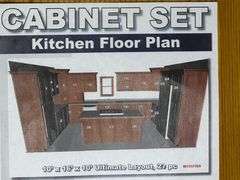 Assembled Regal Oak Kitchen Cabinet Set 10'x16'x10'