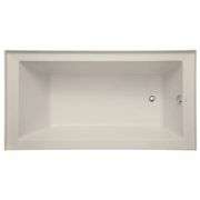 Sitka 60"x32" Soaker Alcove Bathtub with Right Drain in Biscuit
