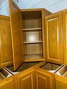 Assembled Regal Oak Kitchen Cabinet Set 10'x16'x10'