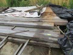 Rough Cut Timber 4"x8"x 16'-20' - 33x$