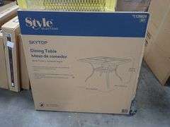 Black Skytop Outdoor Dining Table 28 3/4" x42"x 42"