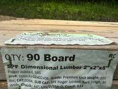 SPF Dimensional Lumber 2"x2"x8'