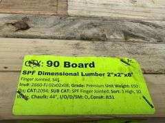 SPF Dimensional Lumber 2"x2"x8'