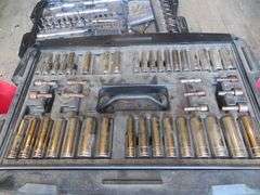Husky Tool Box w/ Sockets, Wrenches & Bits