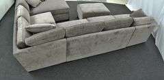 Macys Radley 5pc Fabric Apartment Sectional WITH OTTOMAN Online Retail: $4774