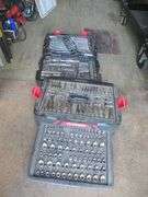 Husky Tool Box w/ Sockets, Wrenches & Bits
