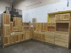 Frontier Shaker Kitchen Cabinet Set 12'x15'