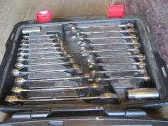 Husky Tool Box w/ Sockets, Wrenches & Bits