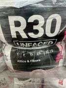 R-30 Unfaced Rolled Fiberglass Insulation