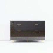 High Glossy Surface 6 Drawers Chest of Drawer