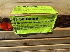 SPF Dimensional Lumber 2"x8"x10'