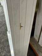 Exterior Full Decorative Glass Fiberglass Door 36"x80" RH