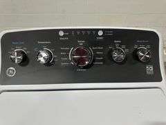 GE® 4.5 cu. ft. Capacity Washer with Stainless Steel Basket M#GTW485ASW0WB