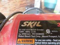Skil 6" Bench Grinder w/ Wire Wheel