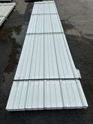 White Corrugated Metal Panel 3'x16'