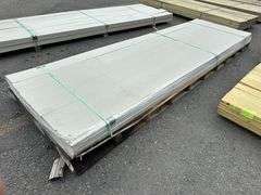 Beige PVC Trim Board, 5/8"x8"x12'