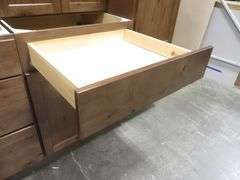 Rustic Walnut Shaker Kitchen Cabinet Set 12'x15'