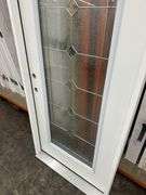 Exterior Full Decorative Glass Fiberglass Door 36"x80" RH