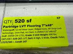 Partridge LVT Flooring 7"x48"
