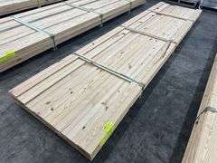 Southern Yellow Pine T&G Paneling 1"x6"x14' Edge and Center