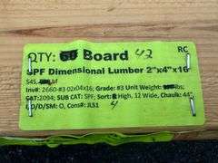 SPF Dimensional Lumber 2"x4"x16'