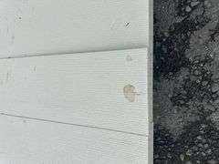 Beige PVC Trim Board, 5/8"x8"x12'