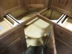 Rustic Walnut Shaker Kitchen Cabinet Set 12'x15'