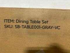 3-Piece Bench Style Dining Furniture Set