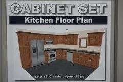 Stone Harbor Kitchen Cabinet Set 12'x12'