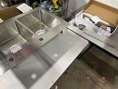 Dolancourt Tight Radius 33 in. Drop-In 50/50 Double Bowl Sink