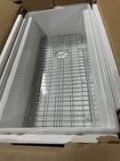 White, Single Bowl Fireclay Farmhouse Sink 33"x18"x10"